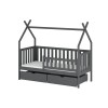 Παιδικό Κρεβάτι Montessori Teepee SIMBA 80x200 graphite