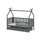 Παιδικό Κρεβάτι Montessori Teepee SIMBA 80x200 graphite Παιδικό Κρεβάτι Montessori Teepee SIMBA 80x200 graphite