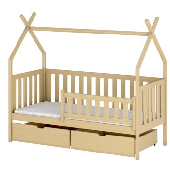 Παιδικό Κρεβάτι Montessori Teepee SIMBA 90x200 pine 