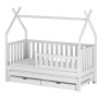 TYTUS 80x180 white teepee bunk bed Lano Furniture