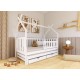 TYTUS 80x180 white teepee bunk bed Lano Furniture