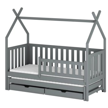 TYTUS 80x180 grey teepee bunk bed Lano Furniture