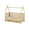TYTUS 80x180 pine teepee bunk bed Lano Furniture