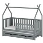 TYTUS 80x200 grey teepee bunk bed Lano Furniture
