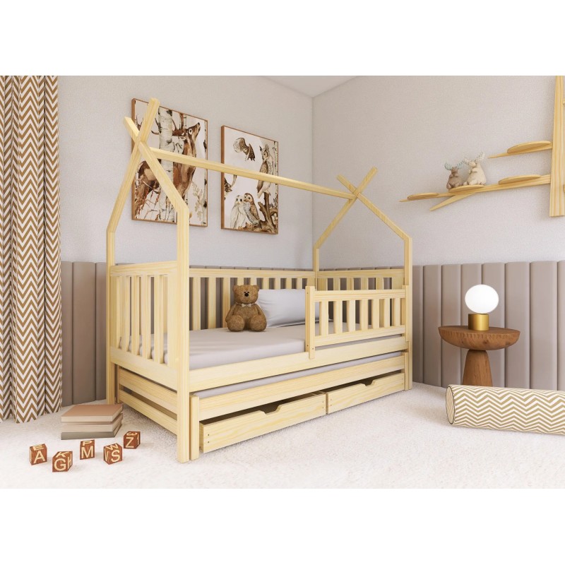 TYTUS 80x200 pine teepee bunk bed Lano Furniture