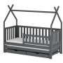 TYTUS 90x200 graphite teepee bunk bed Lano Furniture