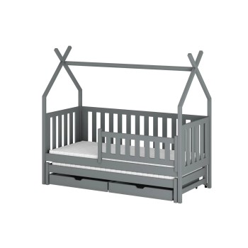 TYTUS 90x200 grey teepee bunk bed Lano Furniture