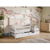 OSKAR 80x160 white childrens house bed Lano Furniture