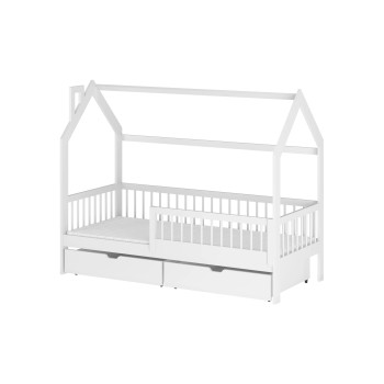 OSKAR 80x180 pine children's house bed Lano Furniture