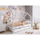 OSKAR 80x180 pine childrens house bed Lano Furniture OSKAR 80x180 pine childrens house bed Lano Furniture