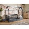 OSKAR 80x200 graphite childrens house bed Lano Furniture