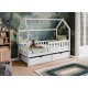 NATAN 80x200 white childrens house bed Lano Furniture