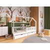 NATAN 80x200 white childrens house bed Lano Furniture