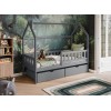 NATAN 80x180 grey childrens house bed Lano Furniture