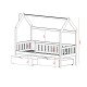 NATAN 80x180 grey childrens house bed Lano Furniture NATAN 80x180 grey childrens house bed Lano Furniture