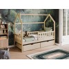 NATAN 80x160 pine childrens house bed Lano Furniture