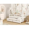 PAPI 80x160 white childrens house bed Lano Furniture