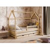 PAPI 80x160 pine childrens house bed Lano Furniture