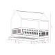 PAPI 80x180 graphite childrens house bed Lano Furniture