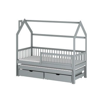 PAPI 90x200 grey children's house bed Lano Furniture