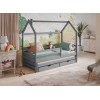 DISNEY 80x200 grey childrens house bed Lano Furniture