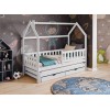 MONKEY 80x160 white childrens house bed Lano Furniture