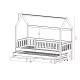 MONKEY 90x190 graphite childrens house bed Lano Furniture MONKEY 90x190 graphite childrens house bed Lano Furniture