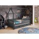 MONKEY 90x200 graphite childrens house bed Lano Furniture MONKEY 90x200 graphite childrens house bed Lano Furniture