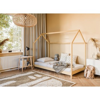 LUCKY 80x160 pine children's bed house Lano Furniture