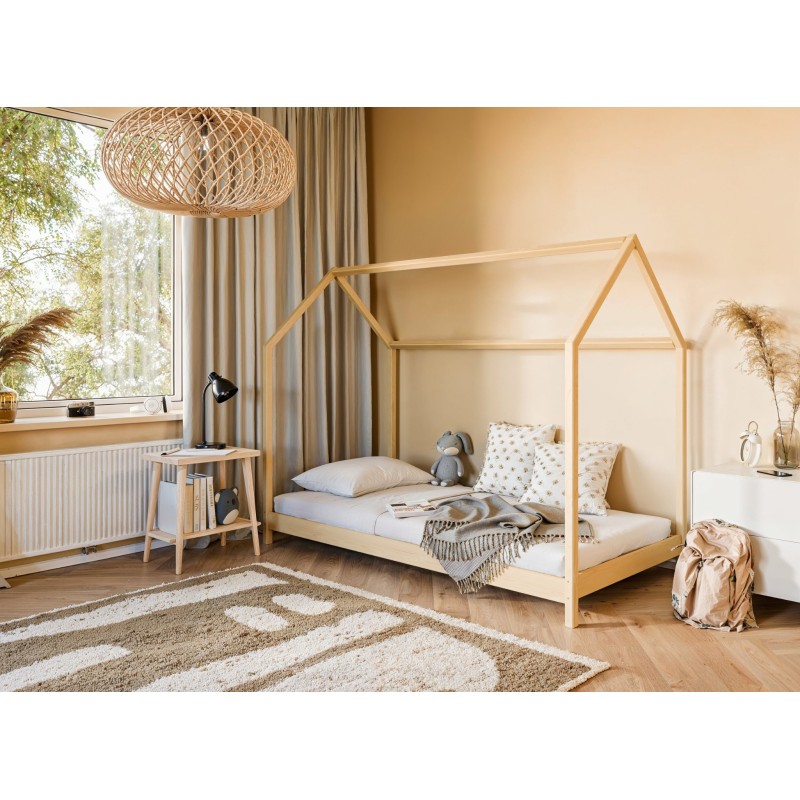 LUCKY 80x160 pine childrens bed house Lano Furniture