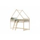MOON 90x200 pine childrens loft bed house Lano Furniture MOON 90x200 pine childrens loft bed house Lano Furniture
