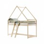 MOON 90x200 pine children's loft bed house Lano Furniture