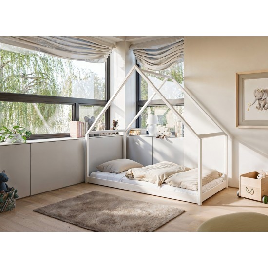 MORIS 80x180 graphite childrens bed house Lano Furniture MORIS 80x180 graphite childrens bed house Lano Furniture