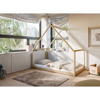 MORIS 90x200 pine children's bed house Lano Furniture