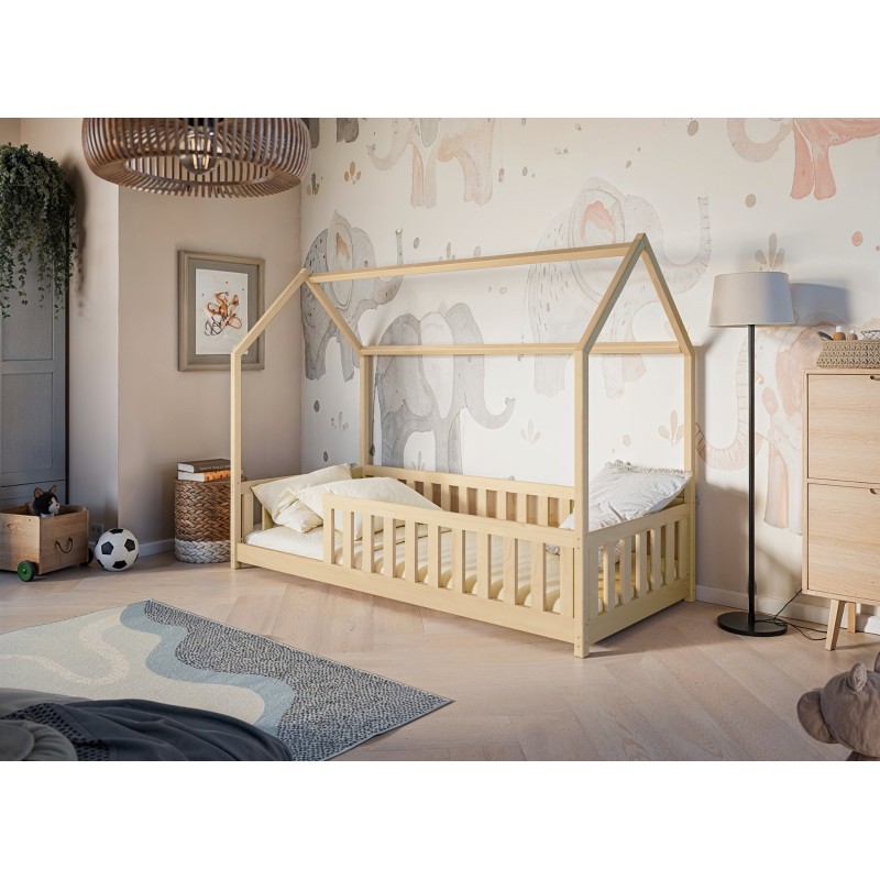 NOAH 80x180 pine childrens bed house Lano Furniture