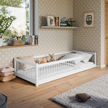 PEDRO 80x180 white children's bed playpen Lano Furniture
