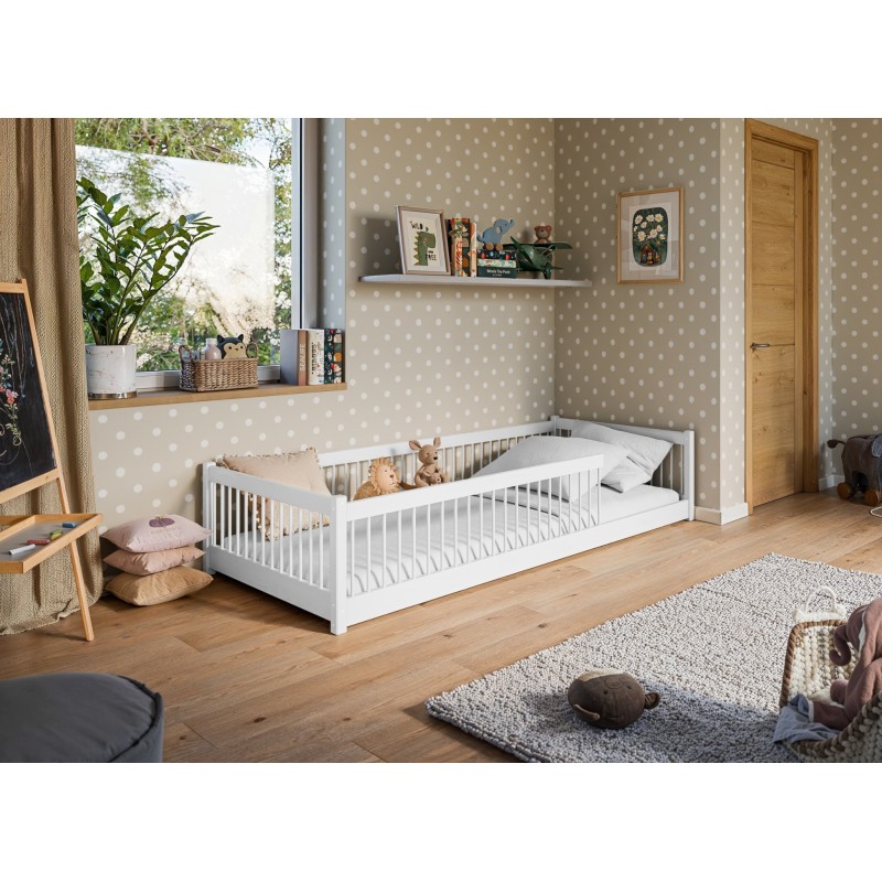 PEDRO 80x180 white childrens bed playpen Lano Furniture