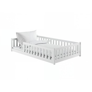 OTIS 120x200 white children's single bed Lano Furniture