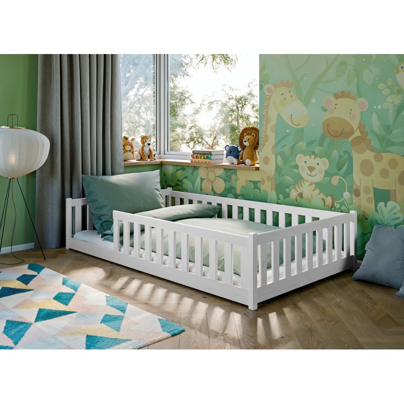 OTIS 120x200 white childrens single bed Lano Furniture