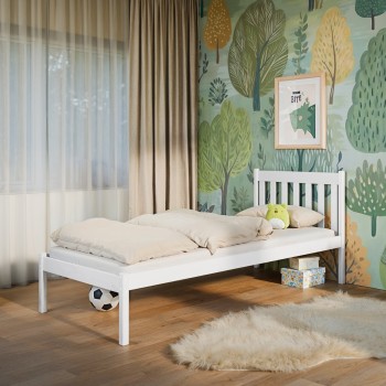 MARTIN 90x200 white children's single bed Lano Furniture