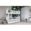 SEBUŚ 80x160 white bunk bed Lano Furniture