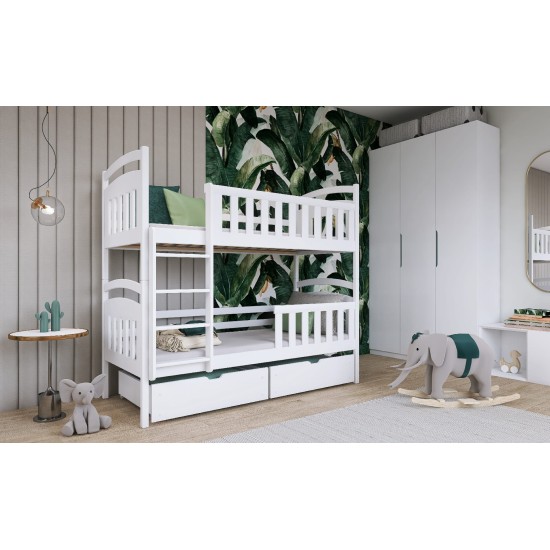SEBUŚ 80x160 white bunk bed Lano Furniture SEBUŚ 80x160 white bunk bed Lano Furniture