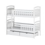 SEBUŚ 80x200 white bunk bed Lano Furniture