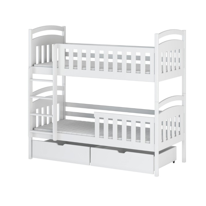 SEBUŚ 90x190 white bunk bed Lano Furniture