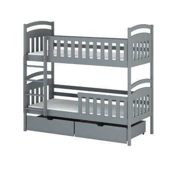 SEBUŚ 90x190 grey bunk bed Lano Furniture
