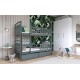 SEBUŚ 80x200 graphite bunk bed Lano Furniture SEBUŚ 80x200 graphite bunk bed Lano Furniture