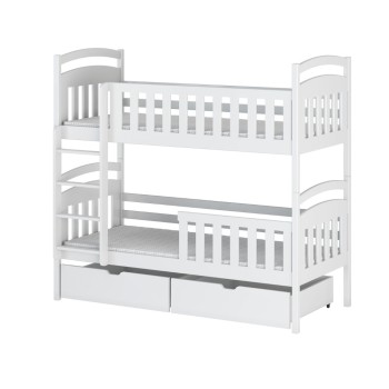 SEBUŚ 80x160 white bunk bed Lano Furniture