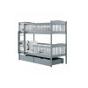 LUNA 80x180 grey bunk bed Lano Furniture