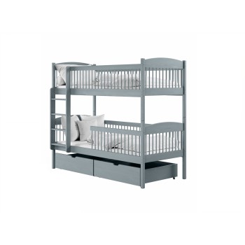 LUNA 80x180 grey bunk bed Lano Furniture