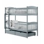 LUNA 80x180 grey bunk bed Lano Furniture